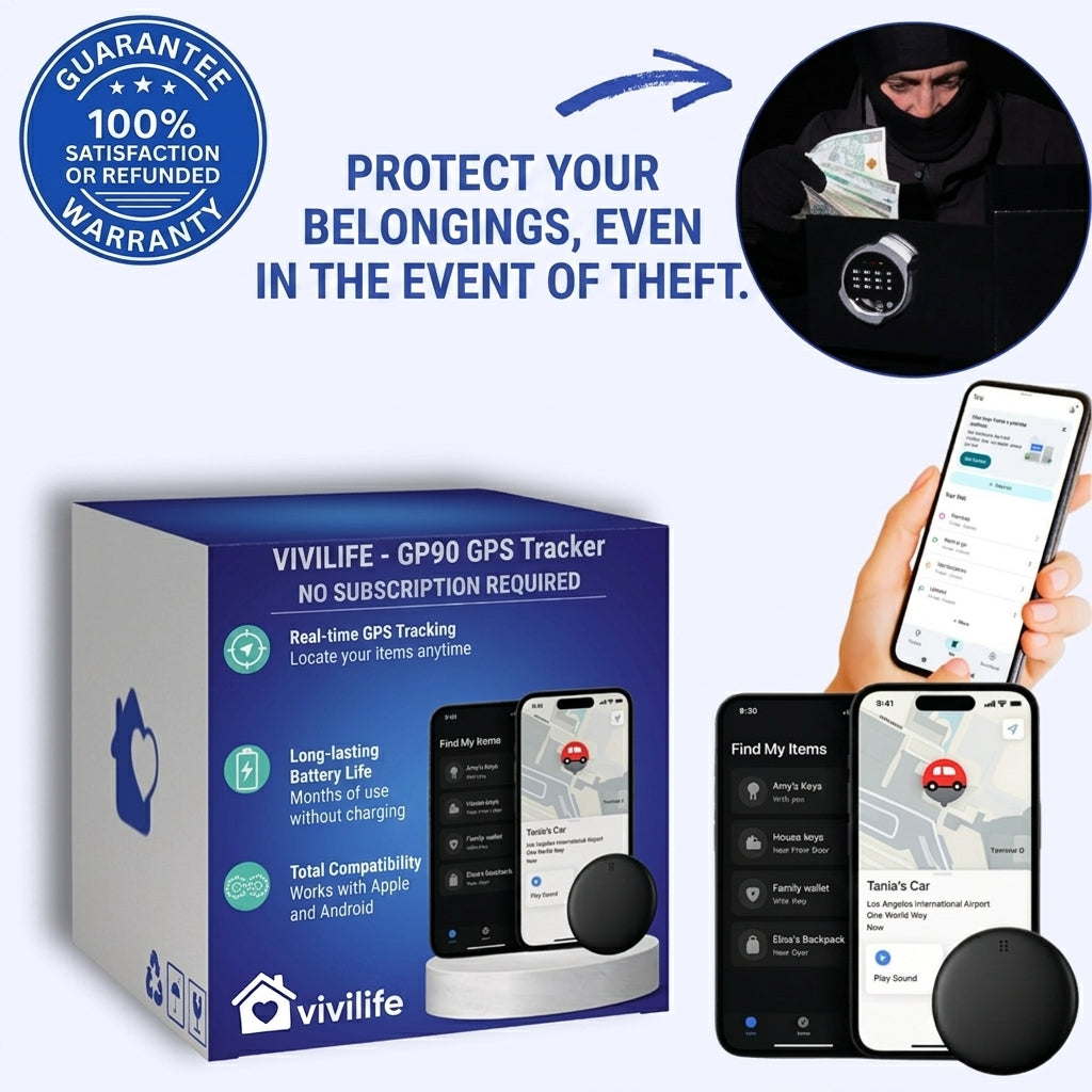 ViviLife - GPS Tracker No Subscription Required( Android & apple)